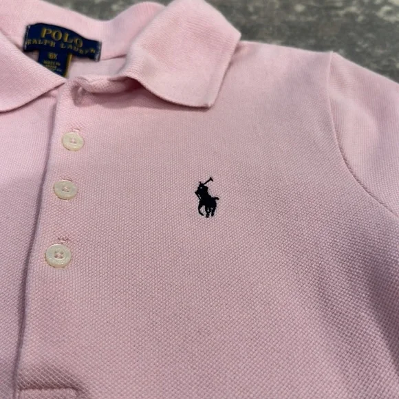 POLO RALPH LAUREN PINK KIDS DRESS SIZE 6X - Picture 3 of 7